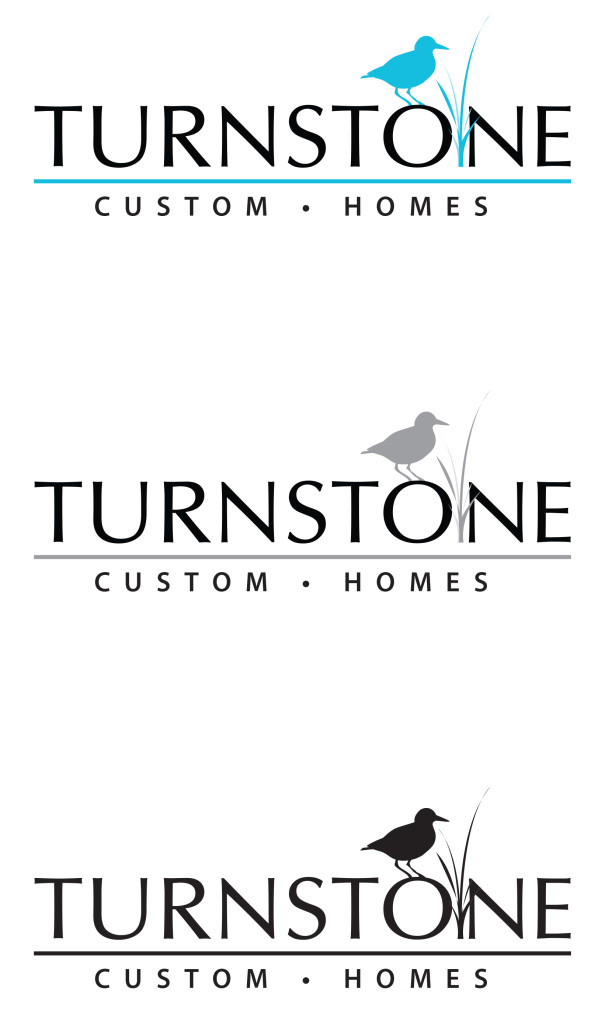 Turnstone Custom Homes new logo iKANDE design