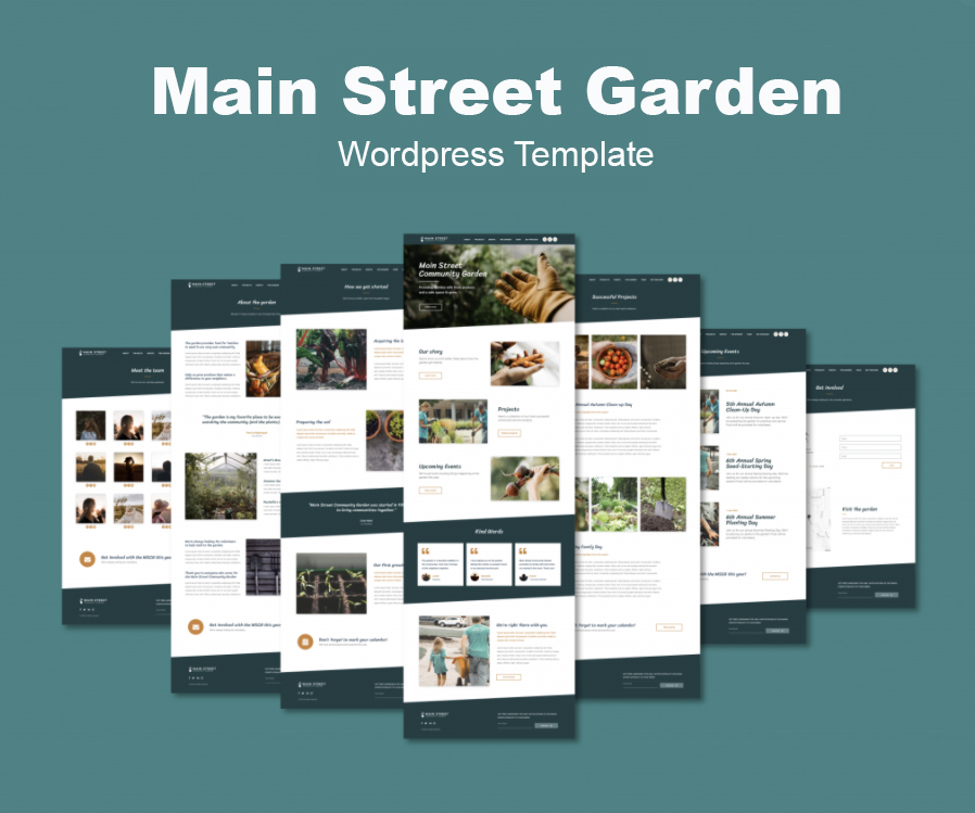 Quick Live WordPress template offered by iKANDE